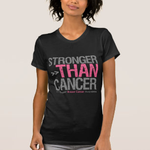 Camiseta Más fuerte que el cáncer - cáncer de pecho