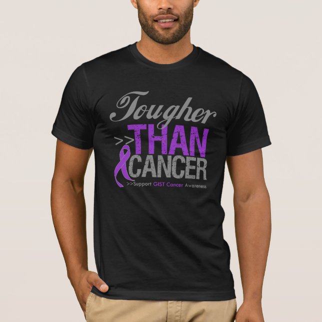 Camiseta Más fuerte que el cáncer - Cáncer GIST (Anverso)