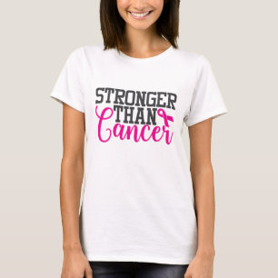 Camiseta Más fuerte que el cáncer Concienciación sobre