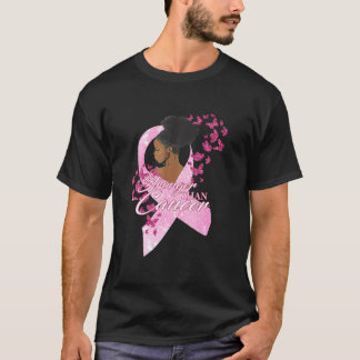 Camiseta Más fuerte que el cáncer de mama Chica fuerte Awa
