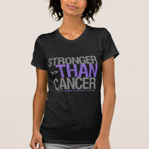 Camiseta Más fuerte que el cáncer - el linfoma de Hodgkin