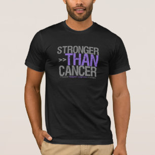 Camiseta Más fuerte que el cáncer - el linfoma de Hodgkin