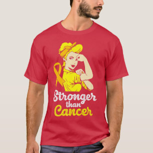 Camiseta Más Fuerte Que El Cáncer Para Las Mujeres Cáncer I