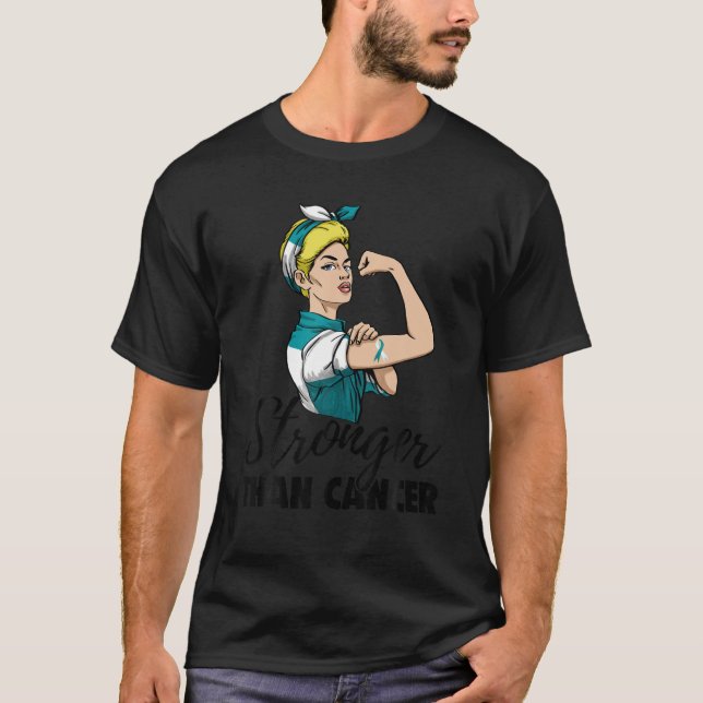 Camiseta Más Fuerte Que El Cáncer S Cáncer De Cáncer De Cán (Anverso)
