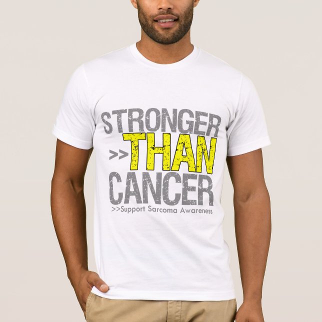 Camiseta Más fuerte que el cáncer - sarcoma (Anverso)