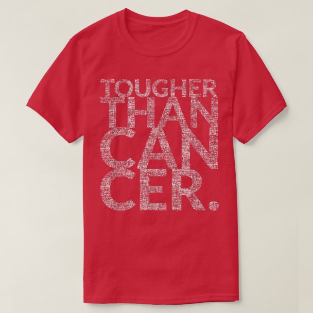 Camiseta Más fuerte que el cáncer (sobrevivientes de cáncer (Diseño del anverso)