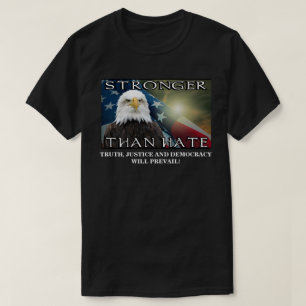 CAMISETA MÁS FUERTE QUE EL ODIO