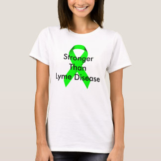 Camiseta Más fuerte que la enfermedad de Lyme