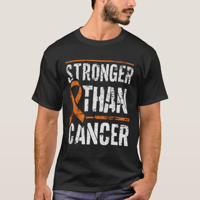 Camiseta Más fuerte que la leucemia por cáncer Cáncer Sur (Anverso)