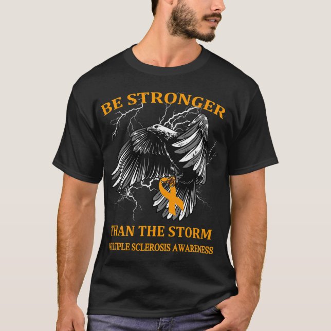 Camiseta Más Fuerte Que La Tormenta Esclerosis Múltiple (Anverso)