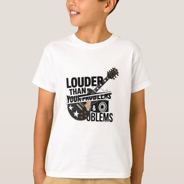 Camiseta Más fuerte que tus problemas (Anverso)