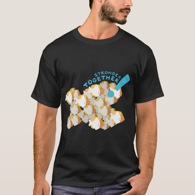 Camiseta ¡Más Fuertes Juntos! (Anverso)