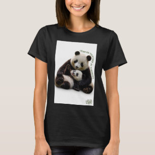 Camiseta Más Fuertes Juntos en Armonía Pandas Mujer Orgánic
