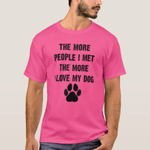 Camiseta Más gente me encuentro, más me encanta mi pata de