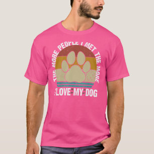 Camiseta Más gente me encuentro, más me encanta mi pata de