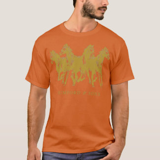 Camiseta MAS Golden Horses Black