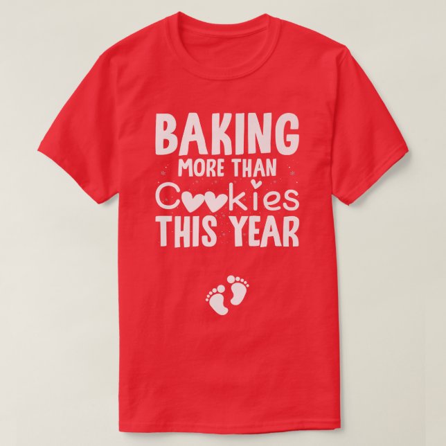 Camiseta Más gracias Cookies Este Año Fez De Bebé Navidad (Diseño del anverso)
