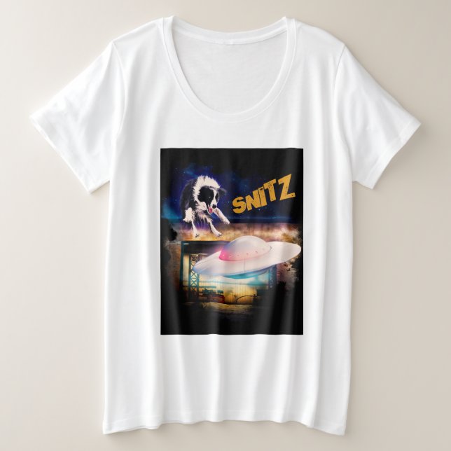 camiseta más grande con Snitz (Anverso del diseño)