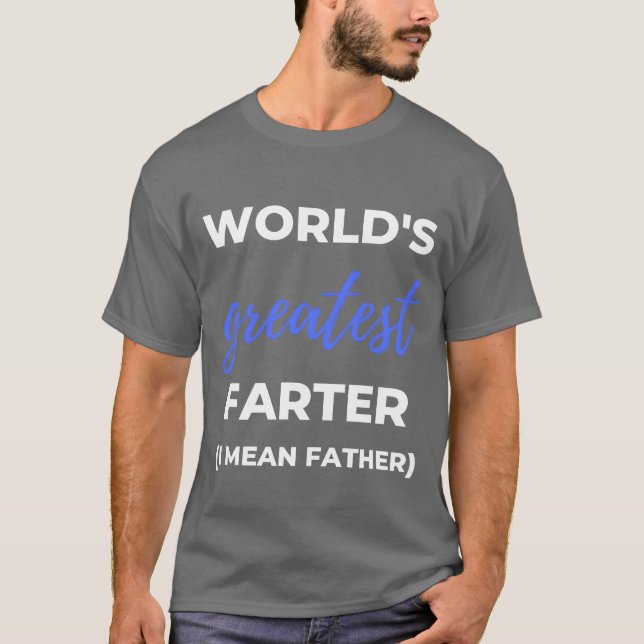 Camiseta Más grande es el mundo, más tarde me refiero a un  (Anverso)
