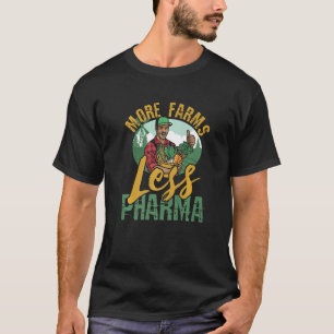 Camiseta Más granjas menos harma para los agricultores
