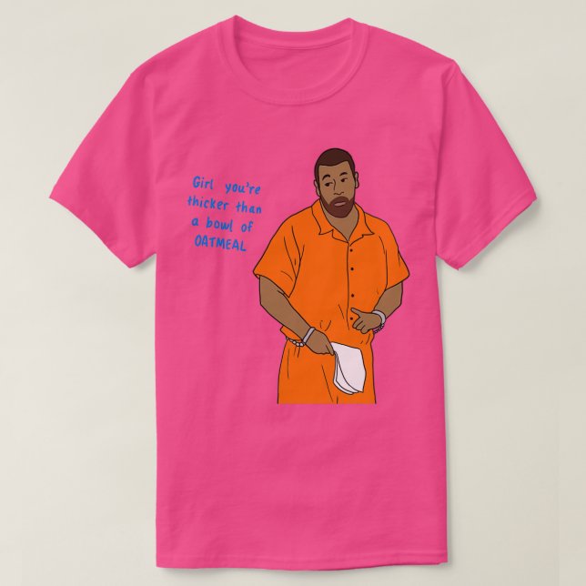 Camiseta Más grueso que un bol de avena (Diseño del anverso)