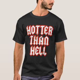 Camiseta Más Hotter Que Hell Gothic Hot Bonito Chica Grunge