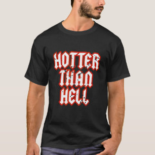 Camiseta Más Hotter Que Hell Gothic Hot Bonito Chica Grunge