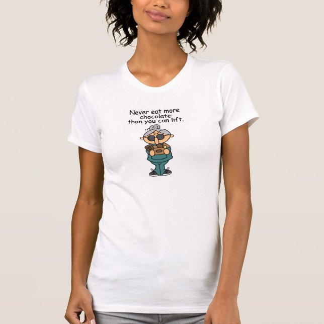 Camiseta Más humor de chocolate (Anverso)