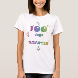 Camiseta más inteligente de 100 días - Tee de cele