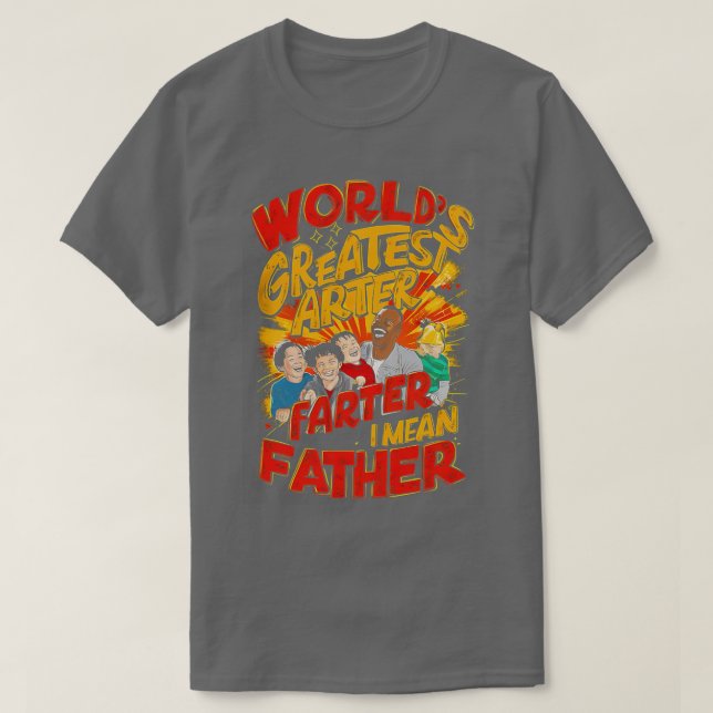 Camiseta Más lejos del mundo me refiero al Día de los Padre (Diseño del anverso)