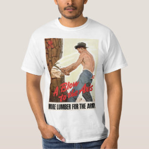 Camiseta Más madera para el ejército
