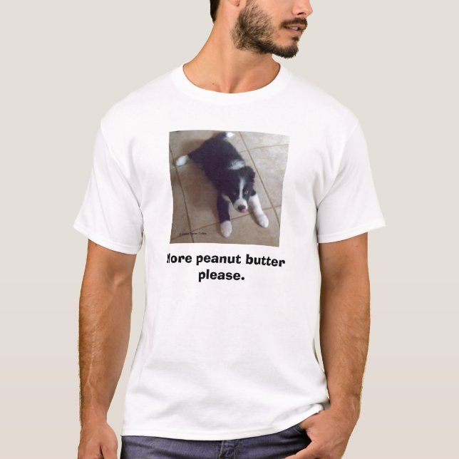 Camiseta Más mantequilla de cacahuete por favor (Anverso)