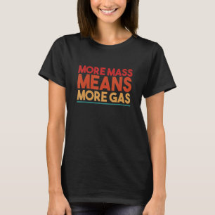 Camiseta Más masa de hombres significa más gas 1