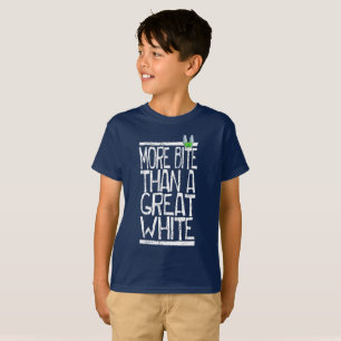 Camiseta Más mordisco blanco