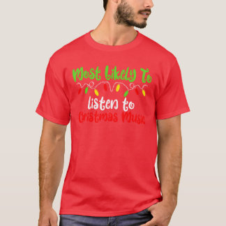Camiseta Más Navidades de Likelyo Música Navidad de familia