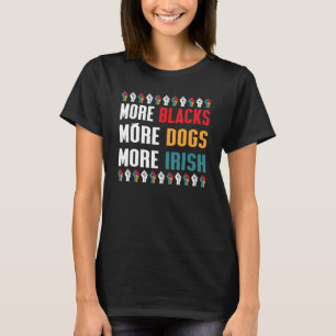 Camiseta Más negros más perros más lomo de historia negra i