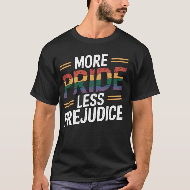 Camiseta Más Orgullo Menos Prejuicio (Anverso)
