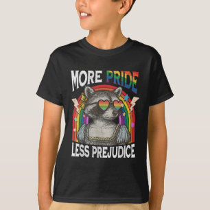 Camiseta Más Orgullo Menos Prejuicio Bandera Arcoíris Lgbtq