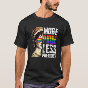 Camiseta Más Orgullo Menos Prejuicio Lgbt Gay Orgullo Ally 