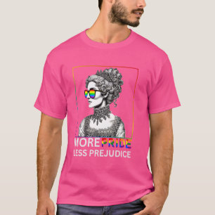 Camiseta Más orgullo menos prejuicio LGBT Mes del Orgullo P