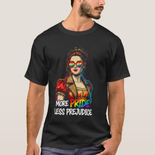 Camiseta Más Orgullo Menos Prejuicio Mes del Orgullo LGBTQ+