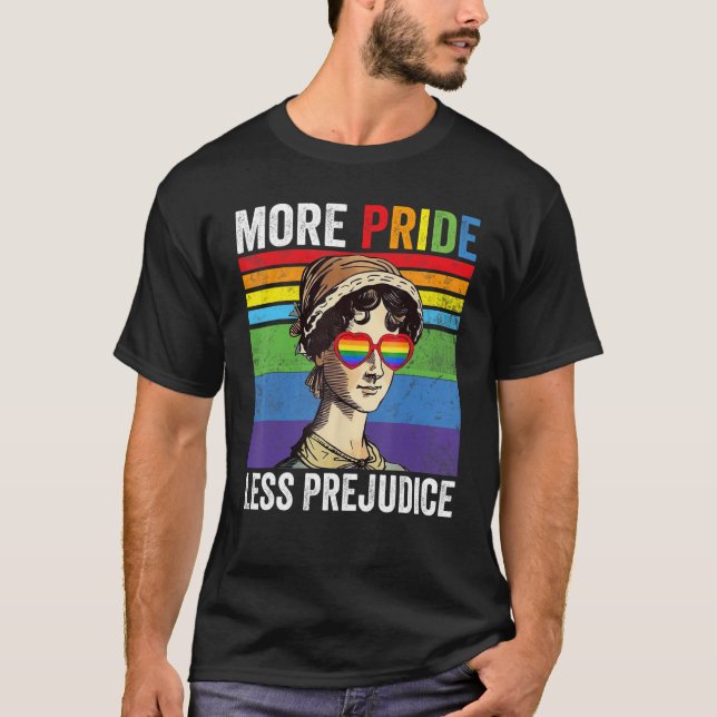 Camiseta Más Orgullo Menos Prejuicio Mes Orgullo (Anverso)
