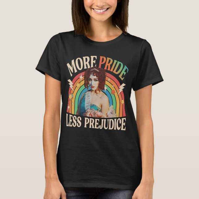 Camiseta Más Orgullo Menos Prejuicio Mes Orgullo LGBT Gay L (Anverso)