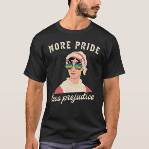 Camiseta Más orgullo menos prejuicio Orgullo de aliado LGBT
