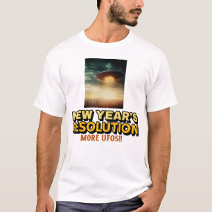 Camiseta Más OVNIs-Resolución de Año Nuevo