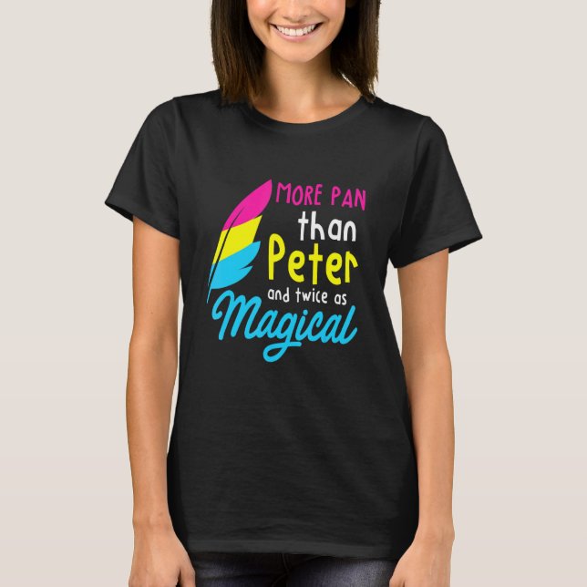 Camiseta Más Pan Que Peter - Lgbtq Panse Omnisexual Queer (Anverso)