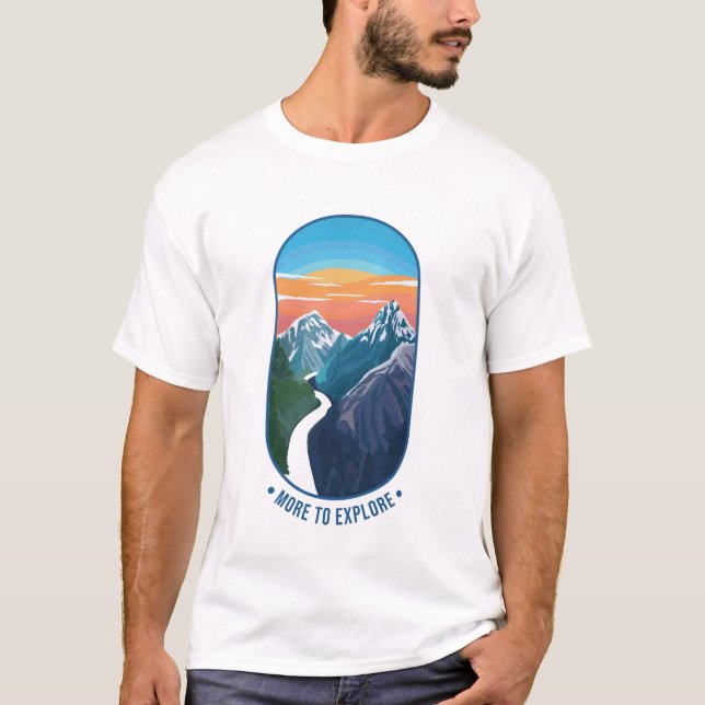 Camiseta Más para explorar (Anverso)