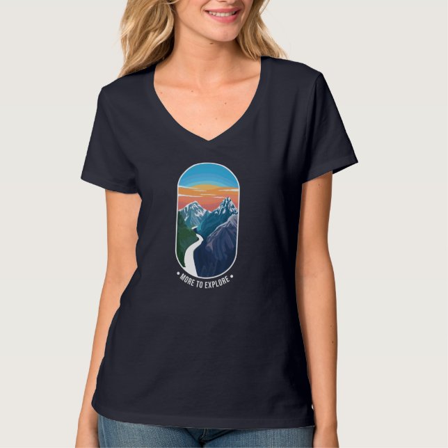Camiseta Más para explorar (Anverso)