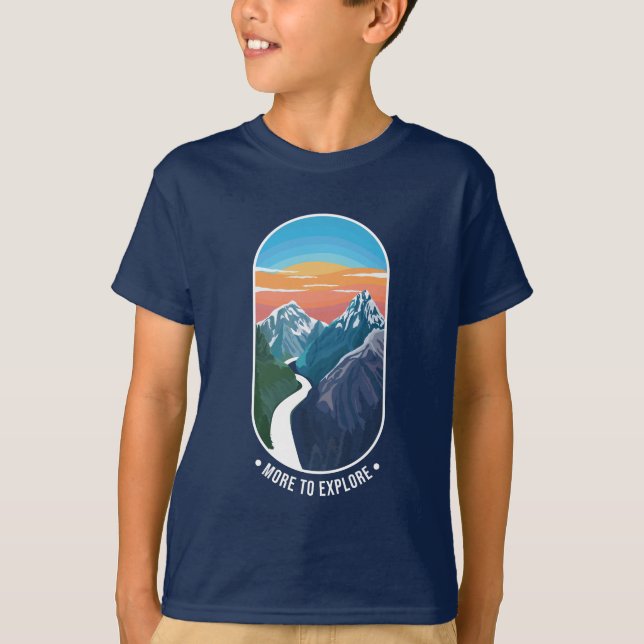 Camiseta Más para explorar (Anverso)