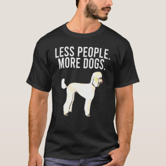 Camiseta Más perros Poodle Introvert